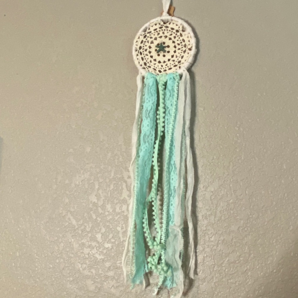 BOHO Mermaid Beach Dreamcatcher Wall Hanging Starfish Ocean NEW